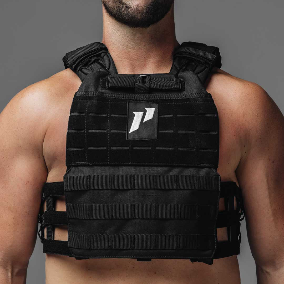 Small Tactical Plate Carrier Bag in Black by 1st Phorm