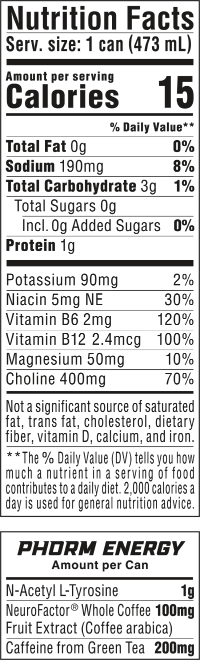 Phorm Energy Screamin' Freedom
