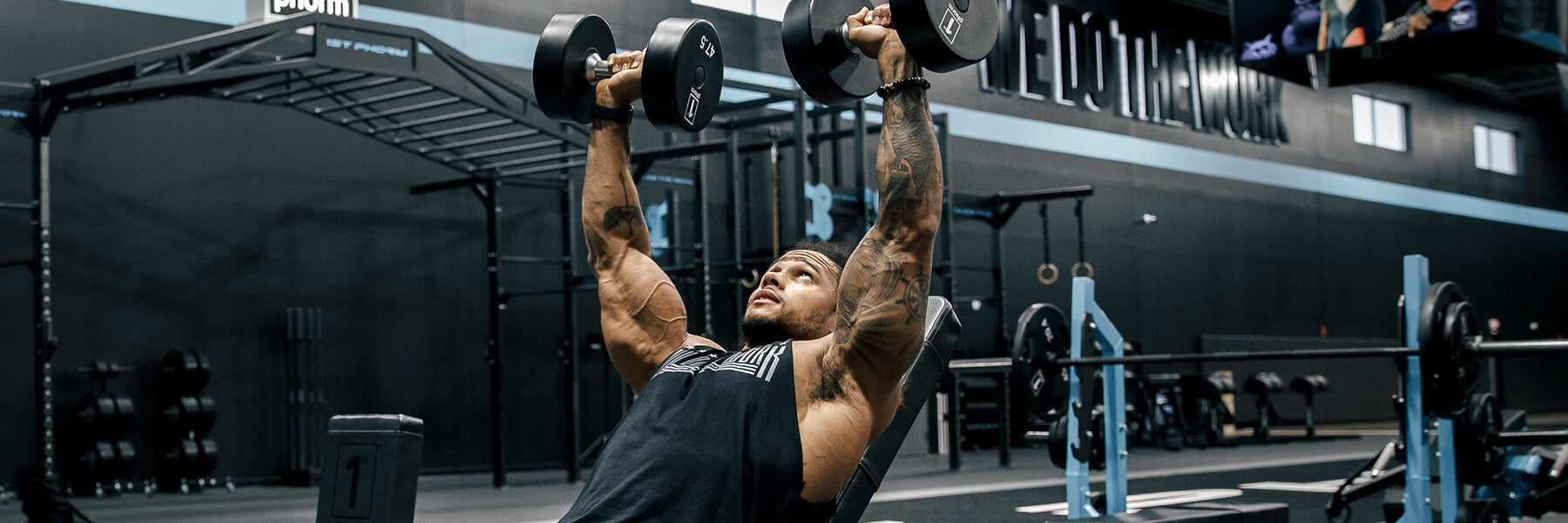 Elite Athlete Stacey Ervin Jr. Chest Pressing