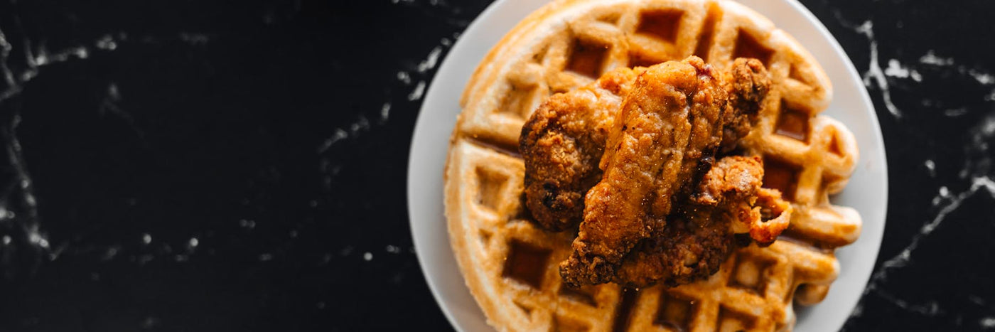Chicken & Protein Waffles
