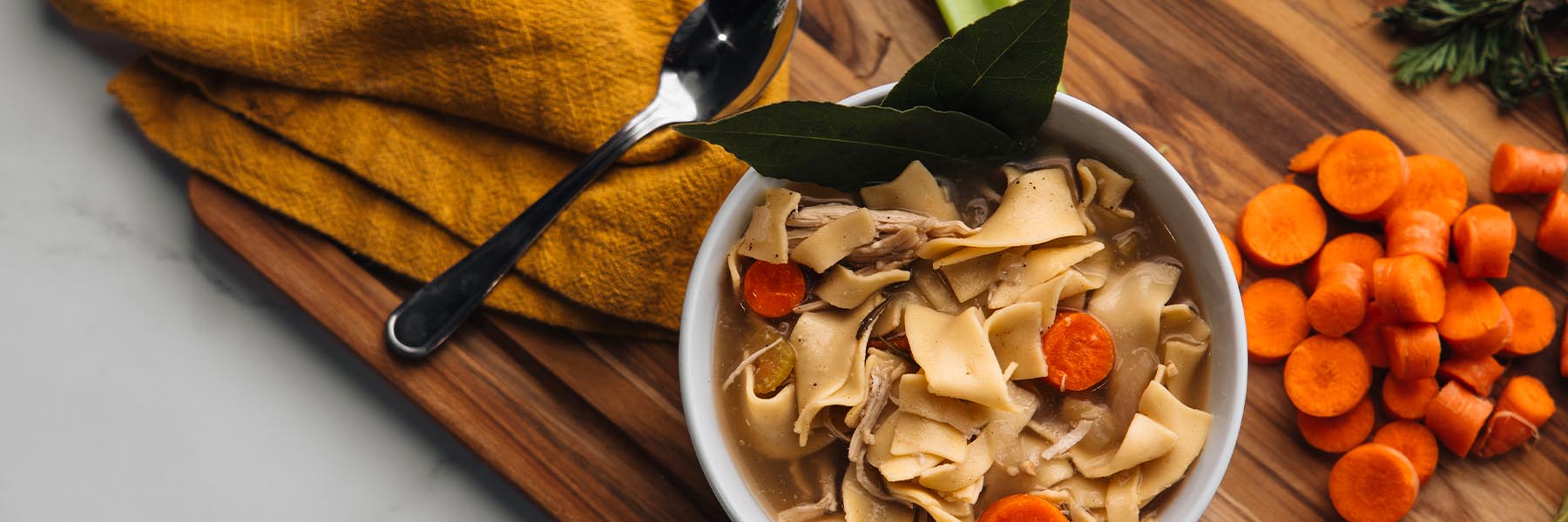 High-Protein Chicken Noodle Soup