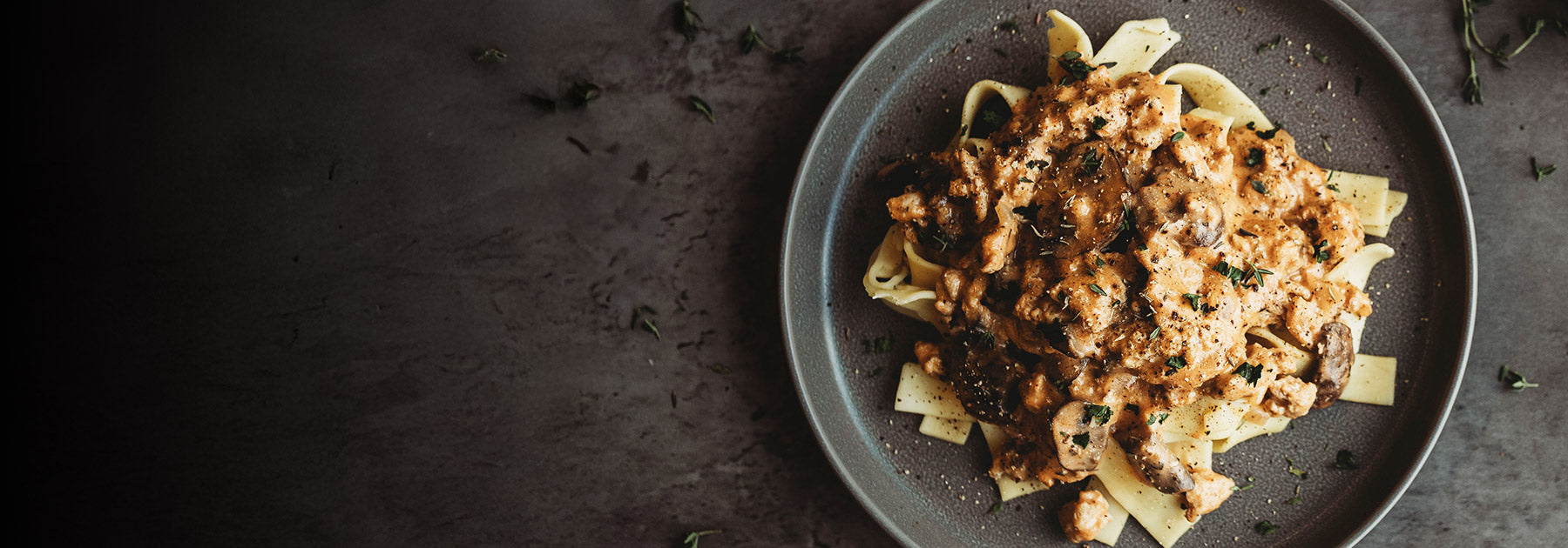 High-Protein Chicken Stroganoff