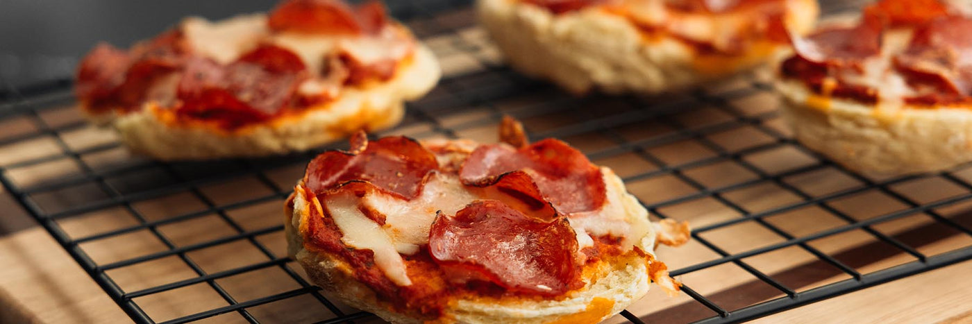 High-Protein Homemade Pizza Bagels
