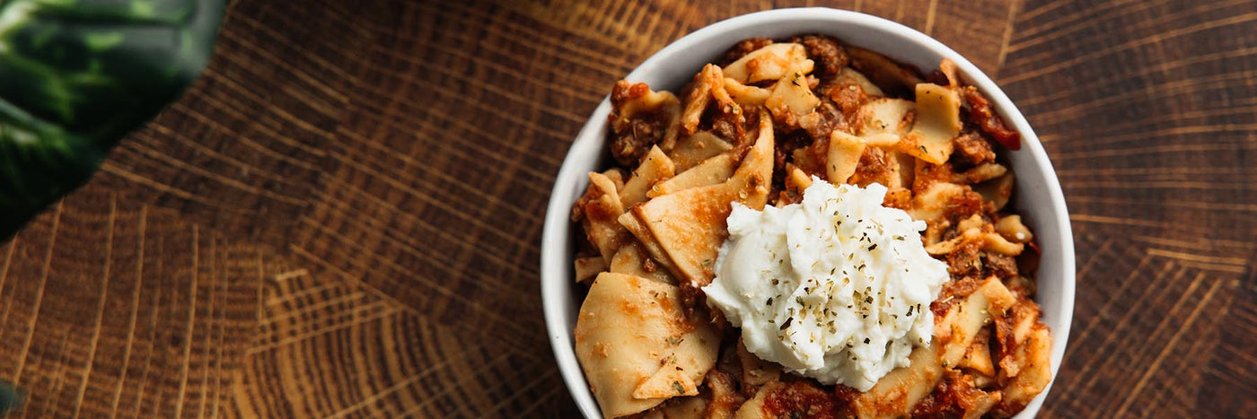 High-Protein Lasagna Soup
