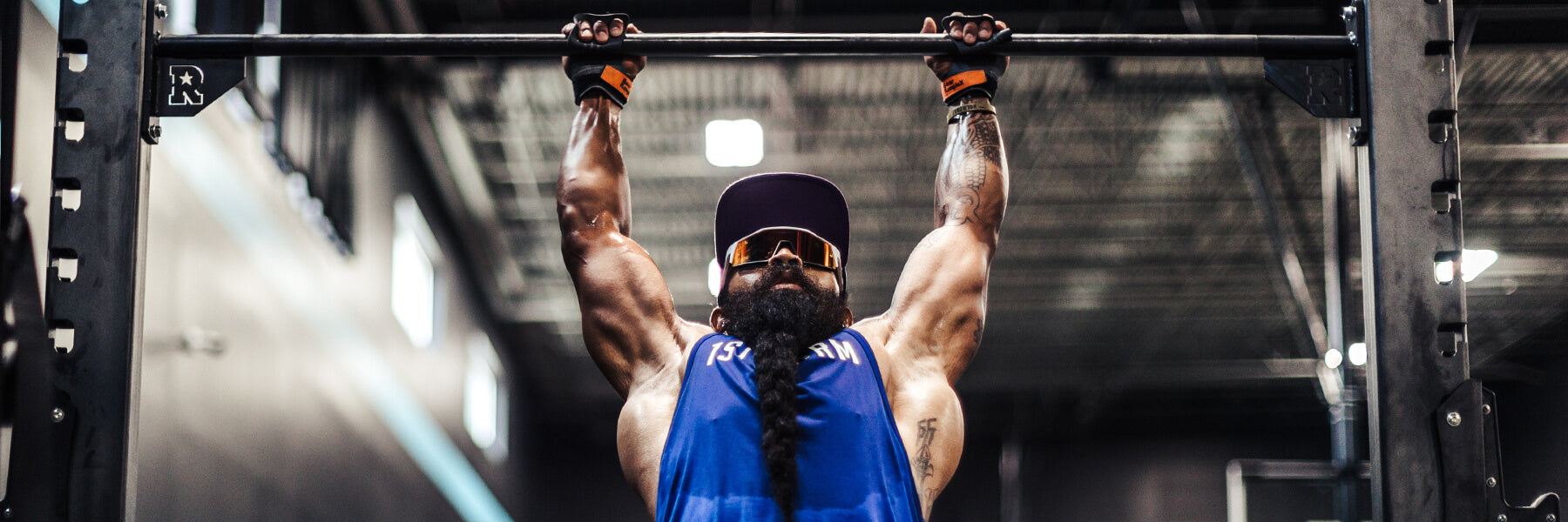 Man Doing Pull-Ups