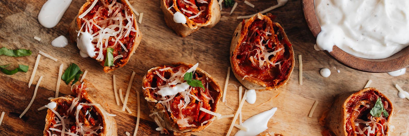 Macro-Friendly Pizza Pinwheels