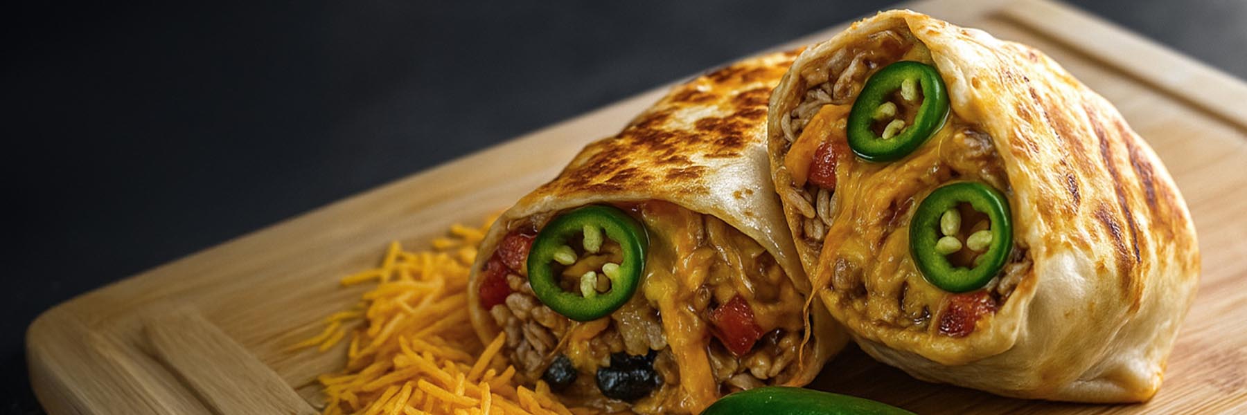 Protein-Packed Jalapeño Popper Burrito