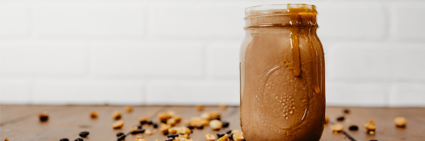 Chocolate Peanut Butter Caramel Protein Shake