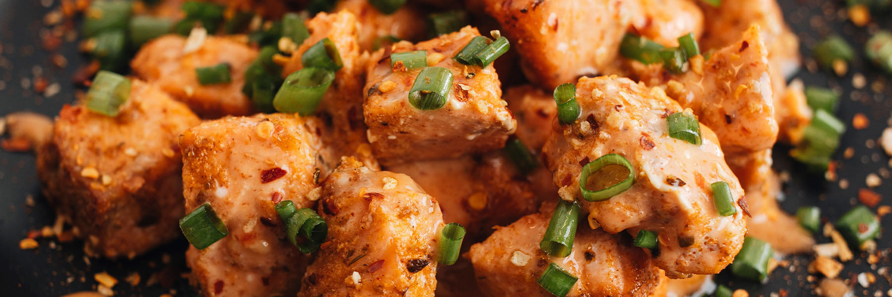 Firecracker Salmon Bites