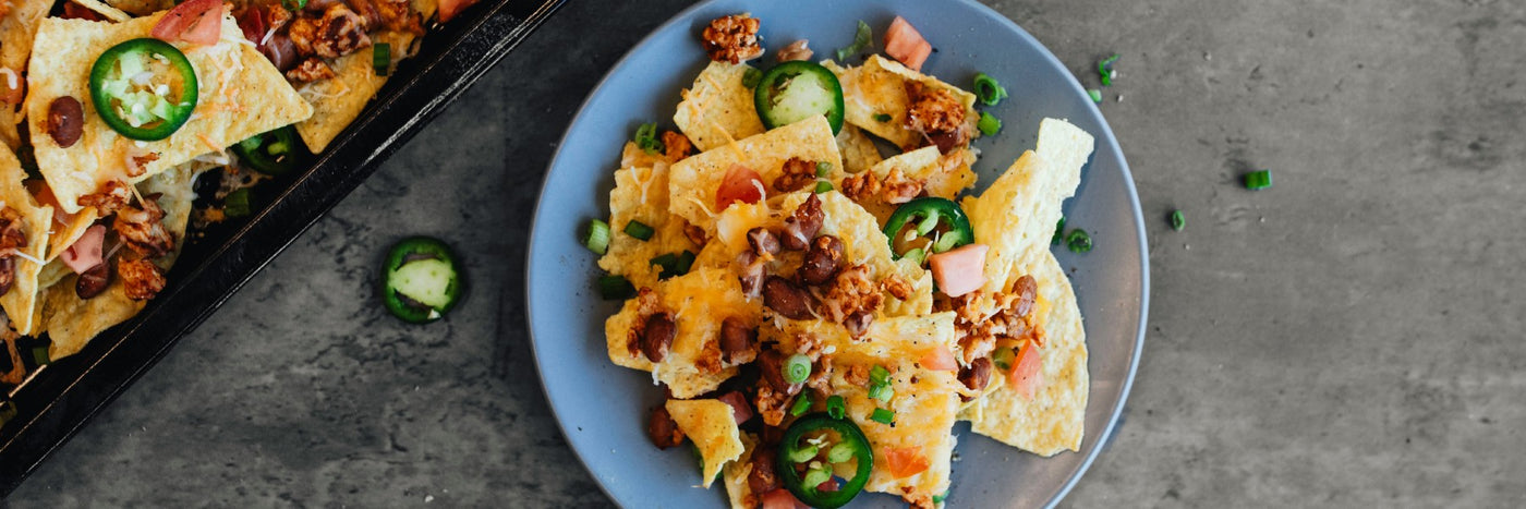 High-Protein Turkey Nachos