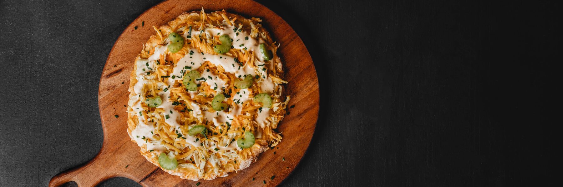 Macro Friendly Buffalo Chicken Pizza