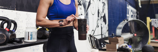 Woman Using a Shaker Cup