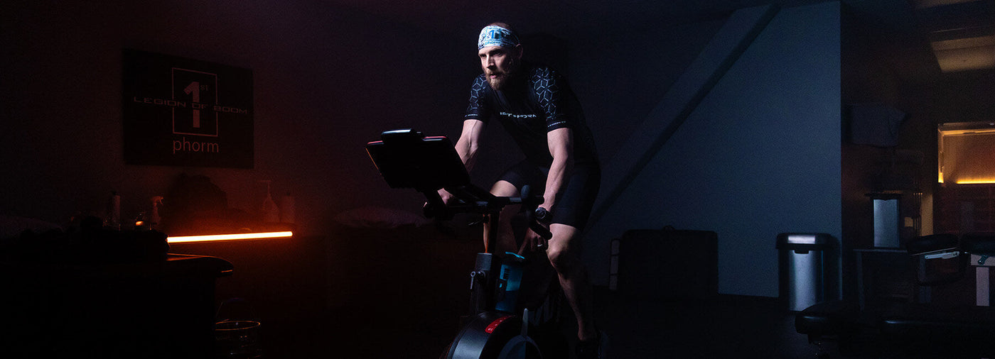 Man on a Stationary Bike