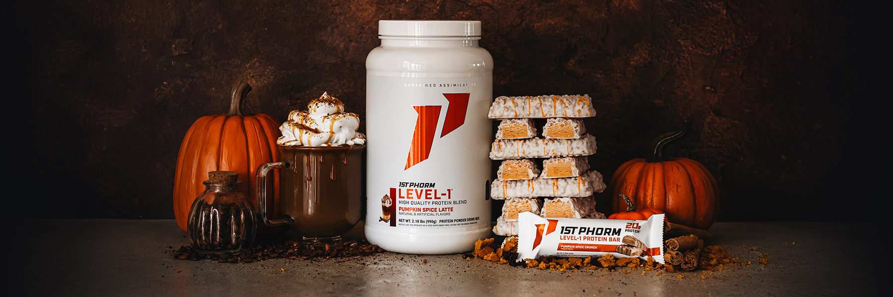 Pumpkin Spice Protein Powder & Bars