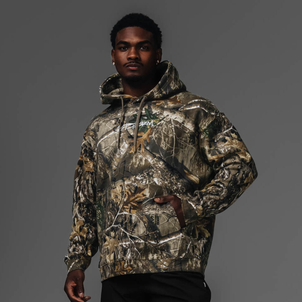 1P Stamped Fleece Hoodie