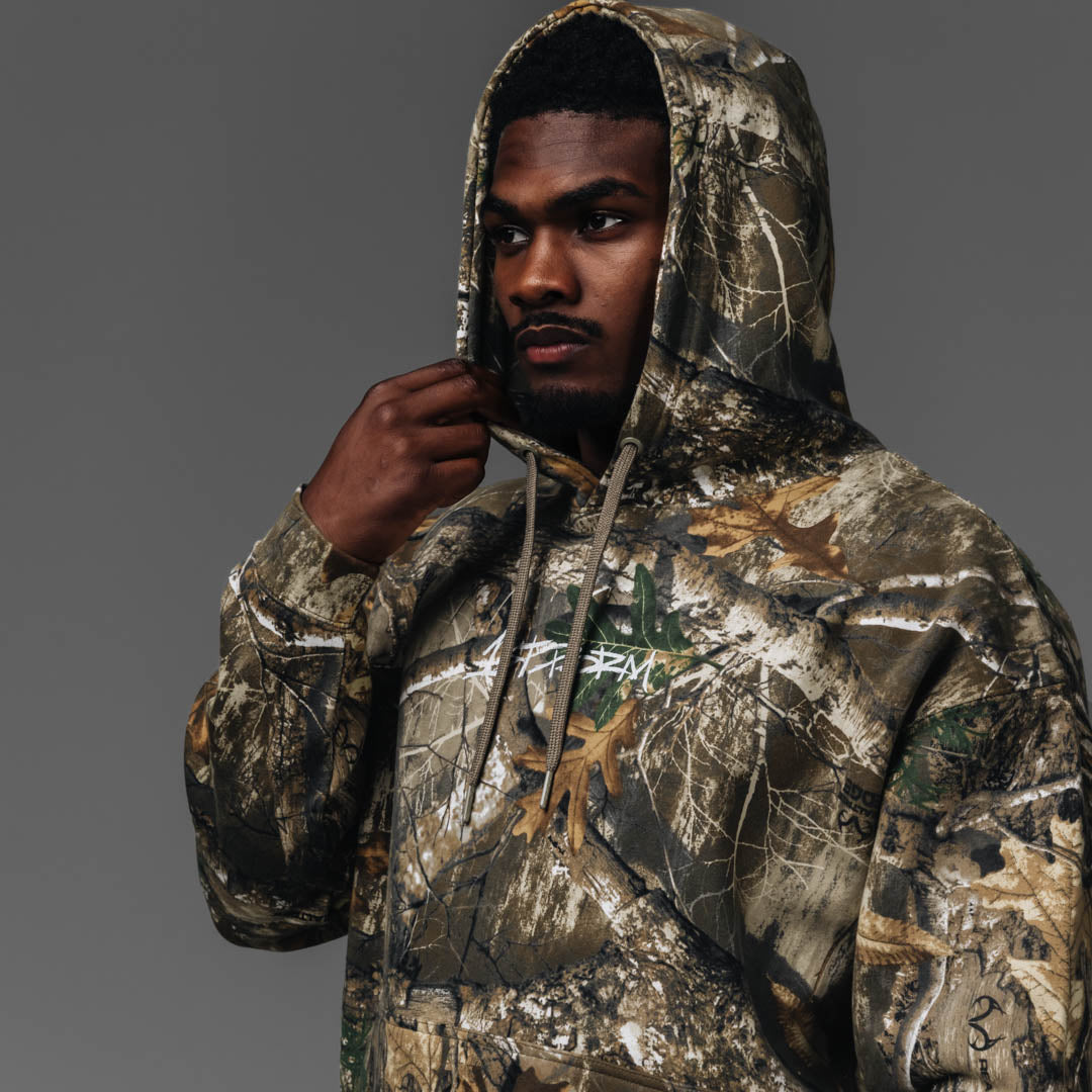 1P Stamped Fleece Hoodie