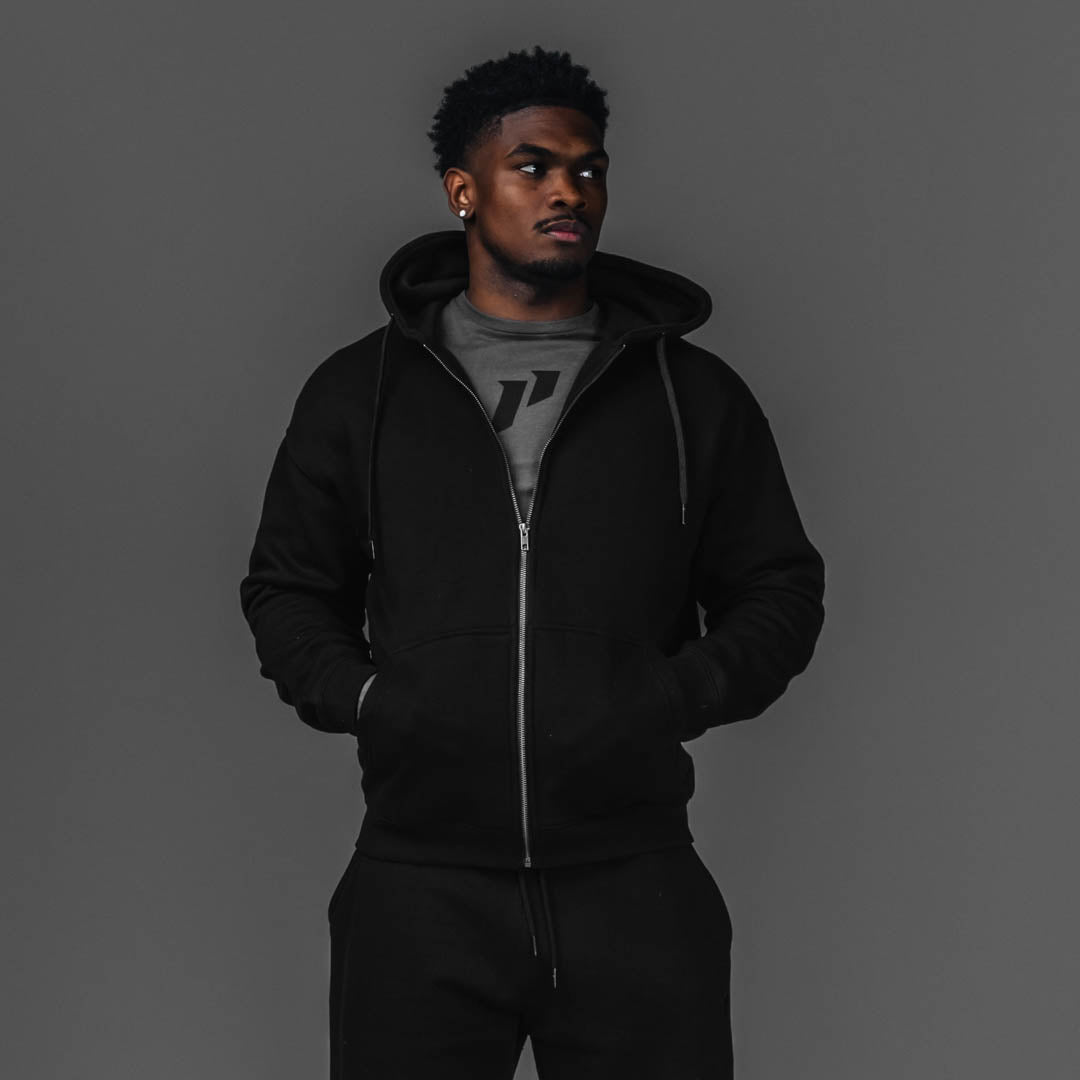 Collegiate Fleece Zip Hoodie