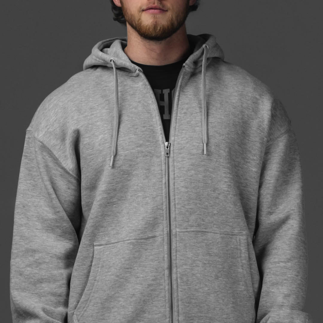 Collegiate Fleece Zip Hoodie