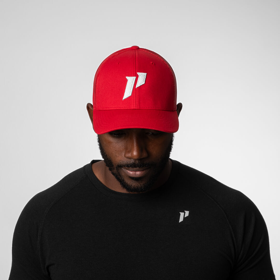 Energy Crest Cap - Red / White