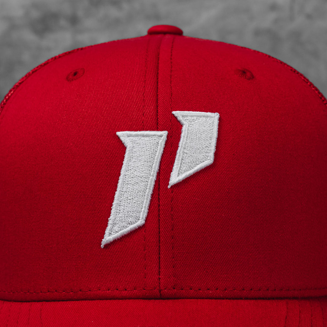 Energy Crest Cap - Red / White