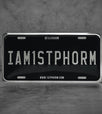 I Am 1st Phorm License Plate