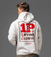 Checked Lifting Club Hoodie