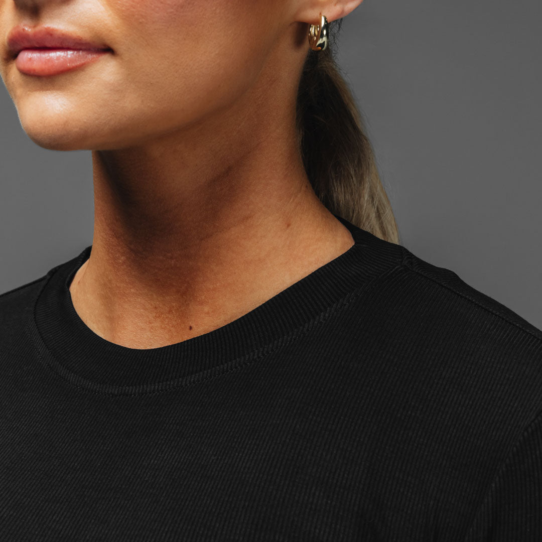 Women's Crop Rib Long Sleeve | 1st Phorm