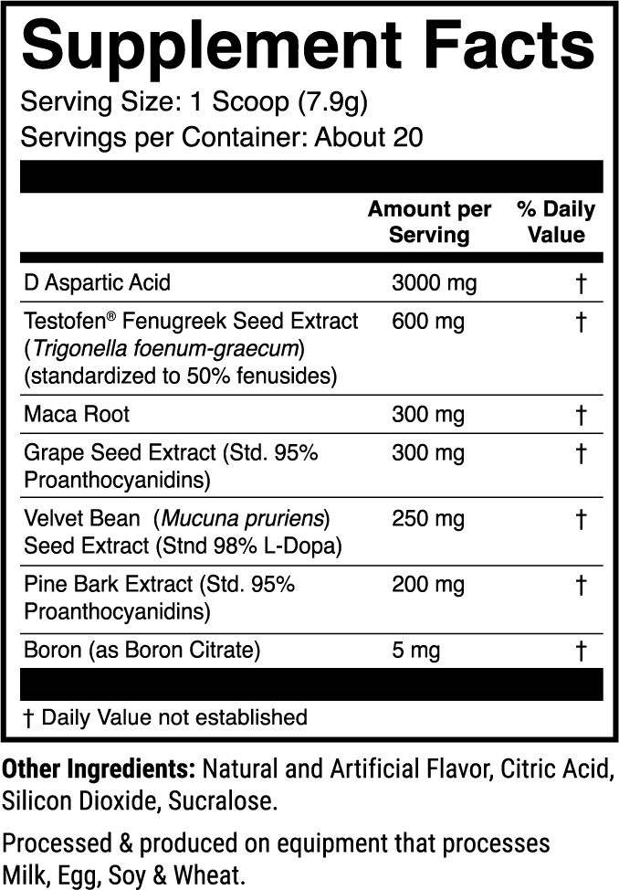 Conquest Iced Tea Lemonade nutrition facts panel