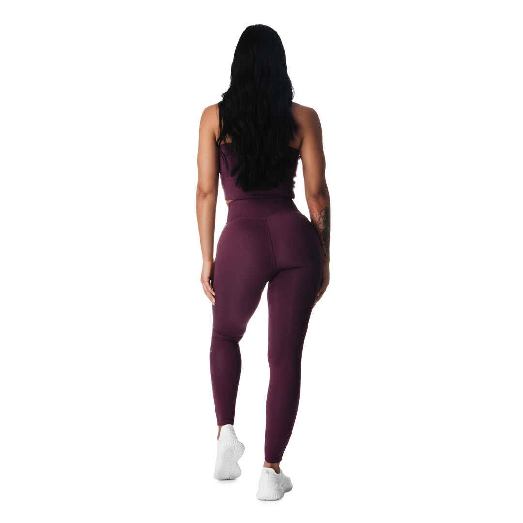 Women's Brushed Back Leggings 28 - All in Motion. Size XL, Purple Color.  3-C13