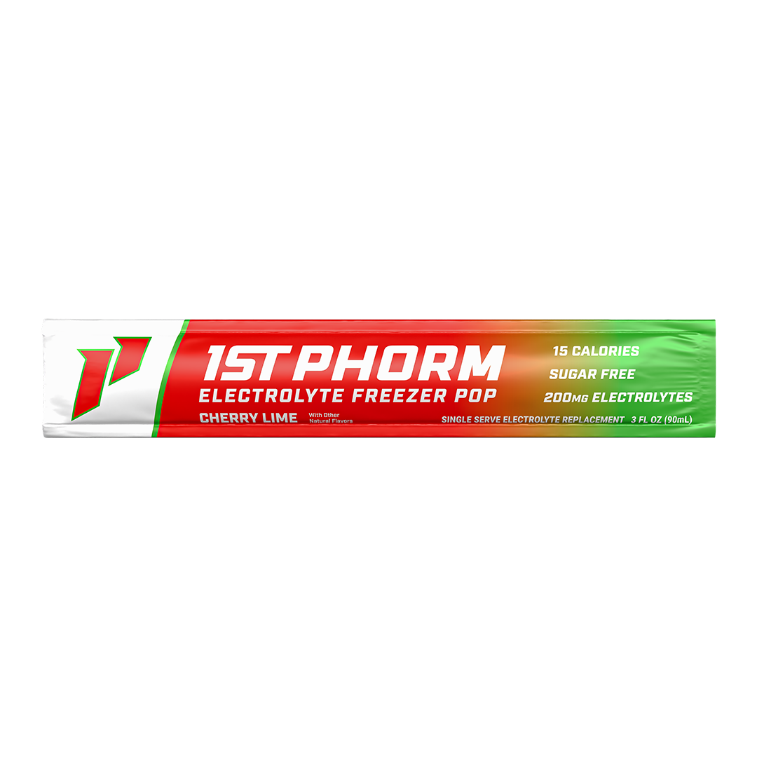 Cherry Lime Electrolyte Freezer Pop