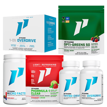 Lactose-Free Fat Loss Essentials Stack For Men | 1st Phorm