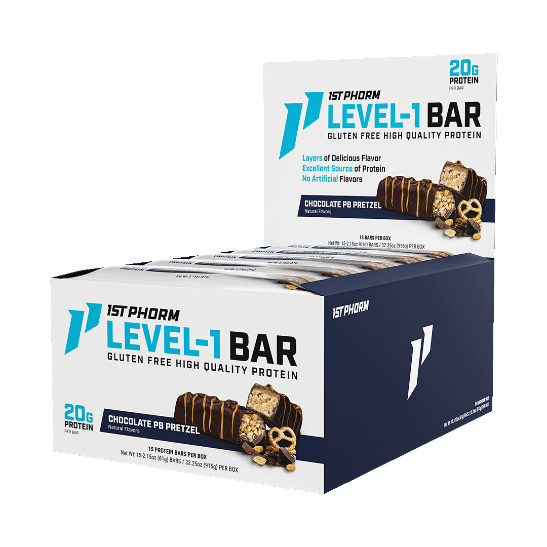 Level-1 Bar Chocolate Peanut Butter Pretzel