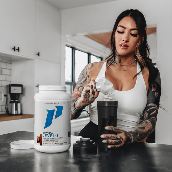 1st phorm l-carnitine Level-1 | High-Quality Protein Powder Chicnutrix Glow Advanced 580Mg research set Quantity:4 Boxs