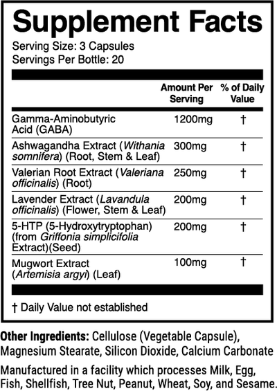 Nutrition Facts for Default Title