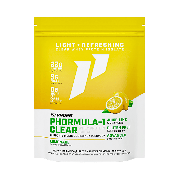 Phormula-1 Clear | Clear Protein Powder | 1st Phorm Phormula-1 Clear | Clear Protein Powder | 1st Phorm
