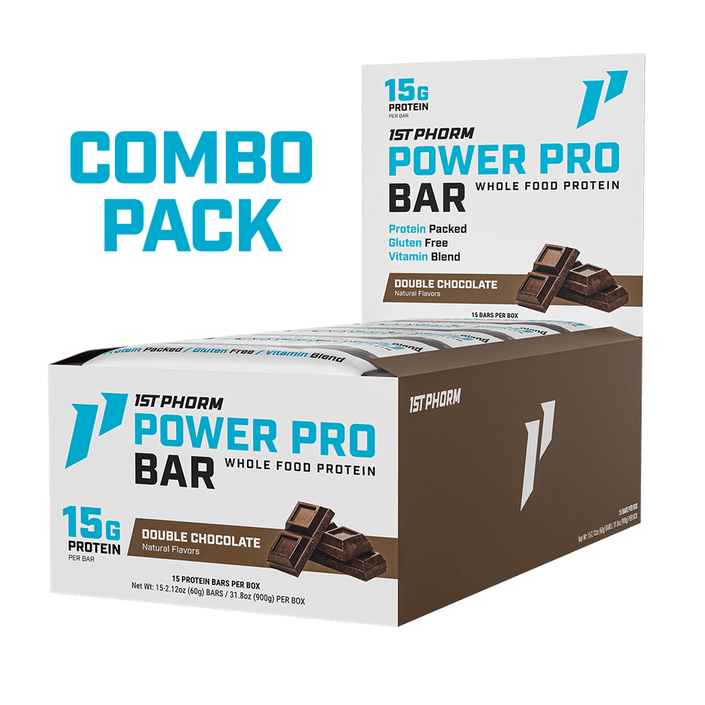 Vegan Power Pro Bar Combo Pack - Nutritional Supplement | Apple Cinnamon by 1st Phorm