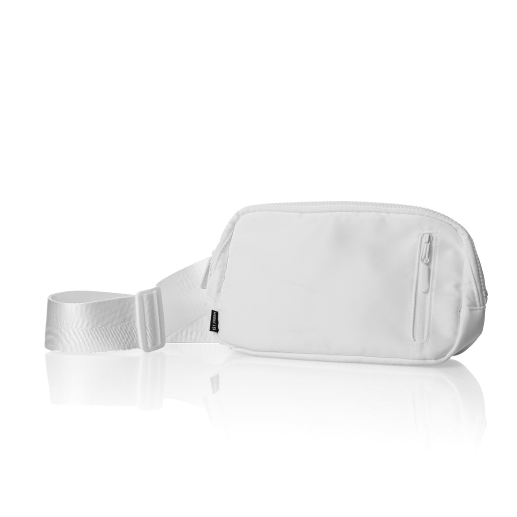 1P Limitless Fanny Pack in White by 1st Phorm