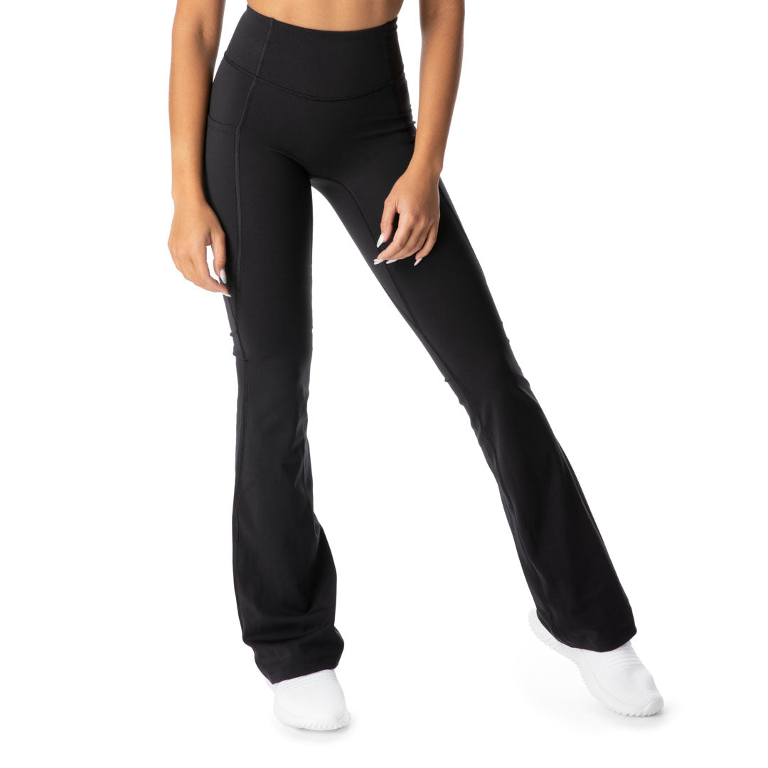 prAna Transform Flare Pants Black XS (Women's 0-2) R 